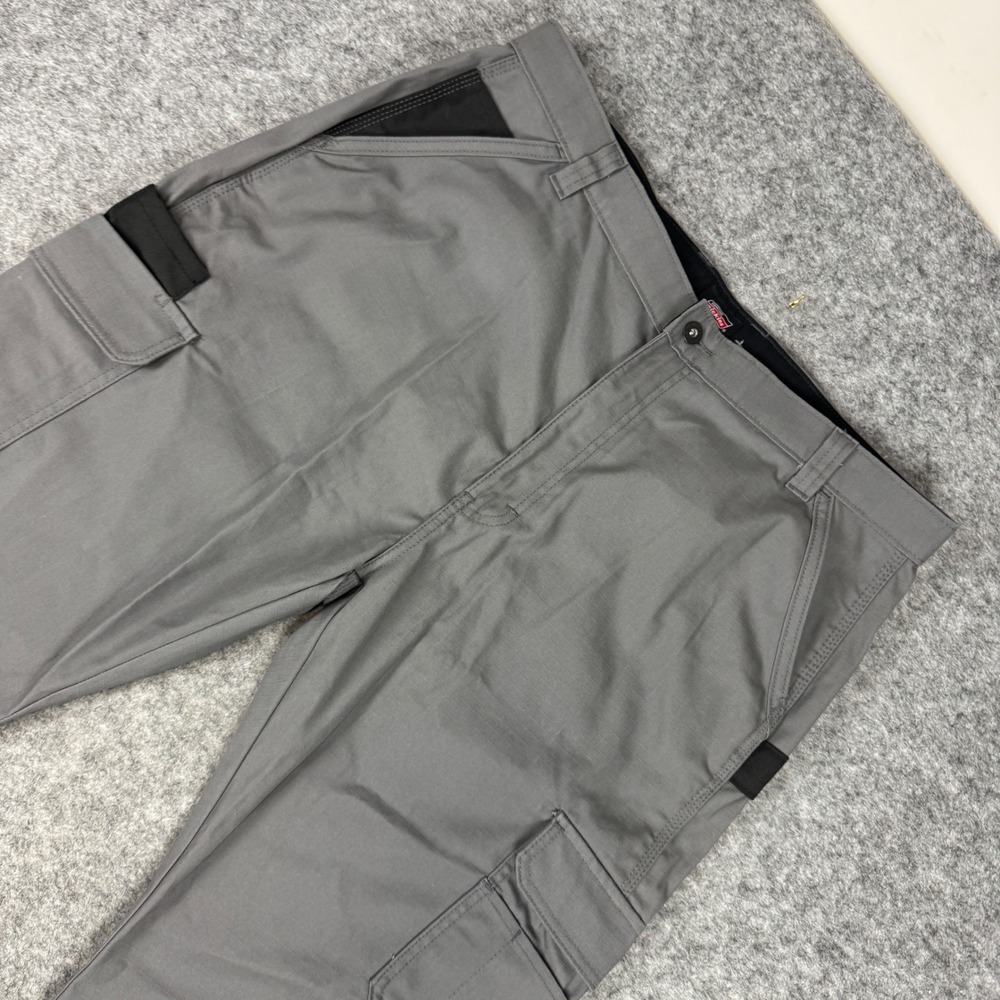 Dickies Mens Grey Ripstop Cargo Work Pants 38x32 GP409GA Utility Pants